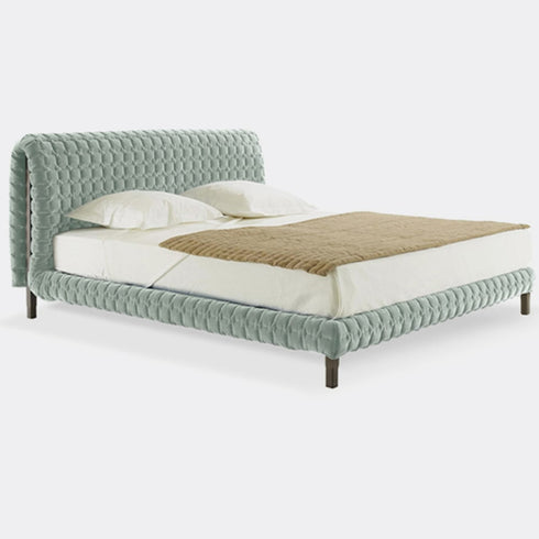 Tiara Luxury Velvet Fabric Bed Frame