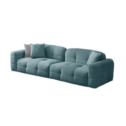 Venecia Velvet Fabric Loveseat Sofa 2-Piece Couch