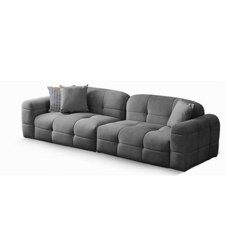 Venecia Velvet Fabric Loveseat Sofa 2-Piece Couch