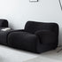 Walton Black Boucle 3 Seater Sofa 3-Piece Couch