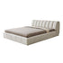 Watts Technical Fabric Modern Upholstered Headboard Bed Frame