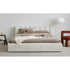 Watts Technical Fabric Modern Upholstered Headboard Bed Frame
