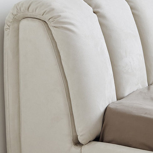 Watts Technical Fabric Modern Upholstered Headboard Bed Frame