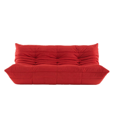 Elvira Velvet 3 Seater Sofa High-back Couch