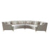 Arne Gray Velvet Multi Seater Sofa Sectional Couch