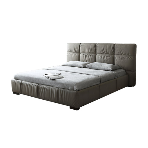 Erryn Suede Fabric Simple Bed Frame