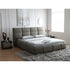 Erryn Suede Fabric Simple Bed Frame